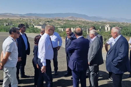 Slovakiya nümayəndə heyəti Şuşada Cıdır düzündə olub