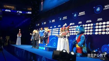 Azərbaycanın sərbəst güləşçisi Şərif Şərifov dünya çempionatında gümüş medal qazanıb - FOTO