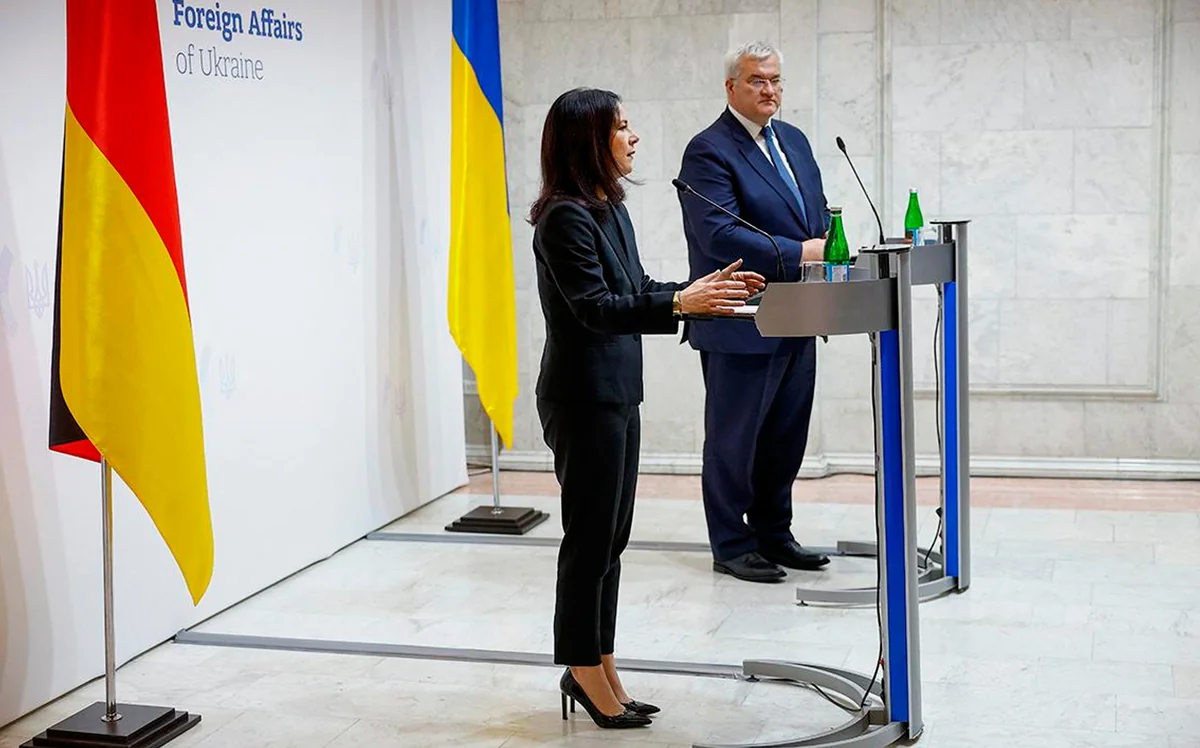 Germany’s Baerbock announces $12B military aid package for Ukraine during Kyiv visit