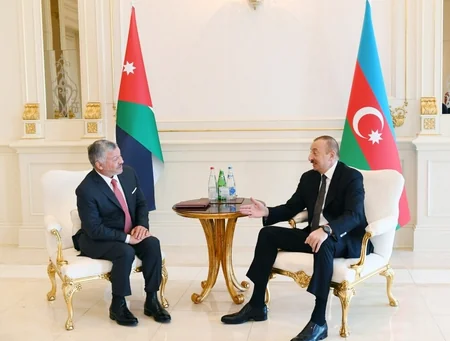 President of Azerbaijan, King of Jordan held one-on-one meeting