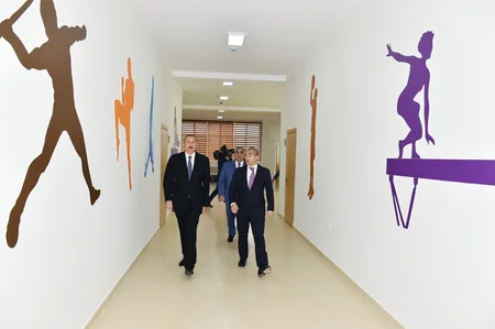 Prezident Zuğulba tədris idman bazasının açılışında iştirak edib - YENİLƏNİB