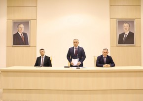 Səhiyyə naziri institutun yeni rektorunu kollektivə təqdim edib