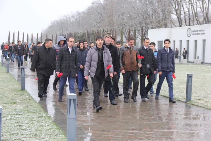 ​Gənclər Quba Soyqırımı Memorial Kompleksinə yürüş edib - FOTO