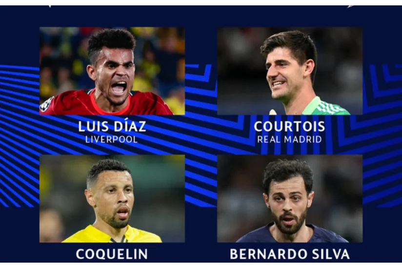 Стали известны номинанты на звание лучшего игрока недели в Лиге чемпионов