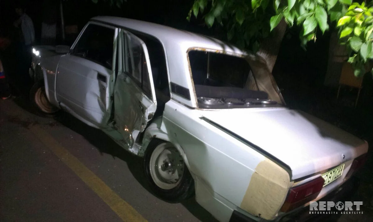 Lənkəranda sərxoş sürücü qəza törədib - FOTO