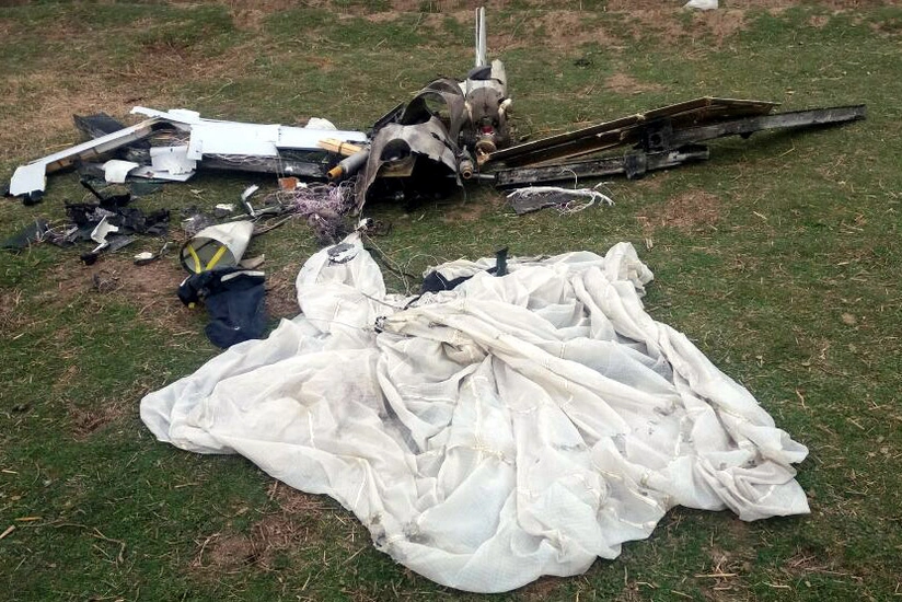 Cəbhədə Ermənistana məxsus PUA vurulub - FOTO