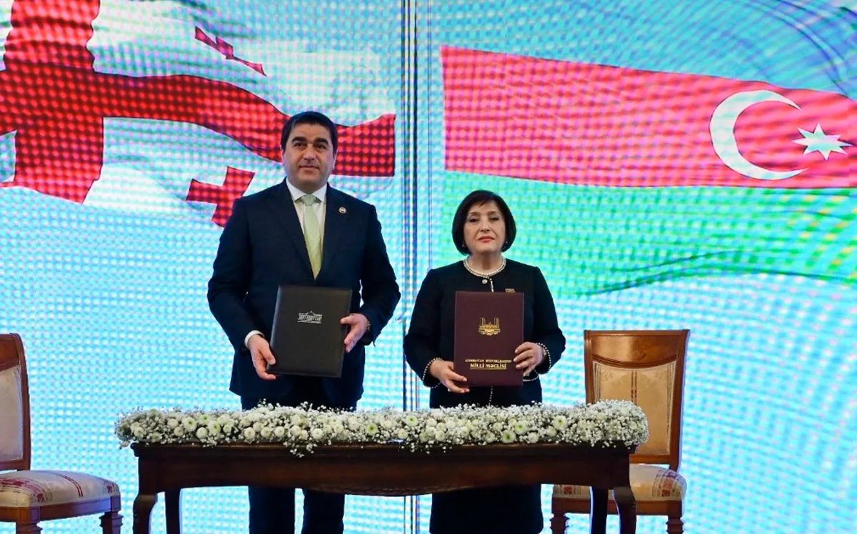 Azerbaijani, Georgian parliaments ink memorandum