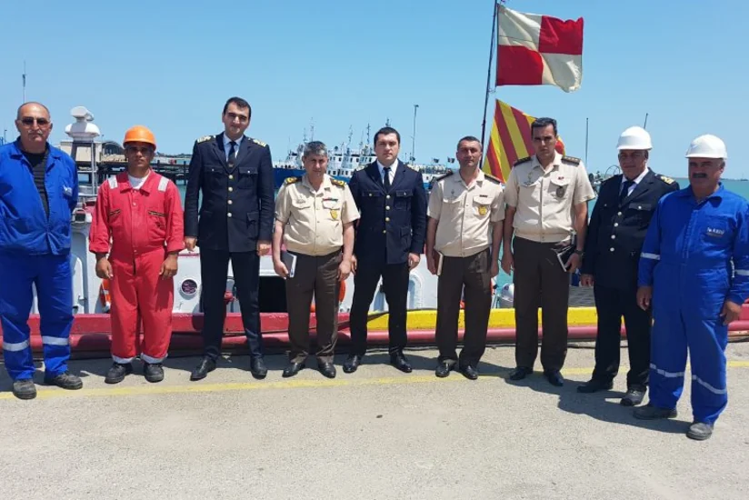 Xəzər Dəniz Neft Donanmasının yüksək hazırlıqlı mülki müdafiə dəniz kəşfiyyatı manqalarının məşqi keçirilib