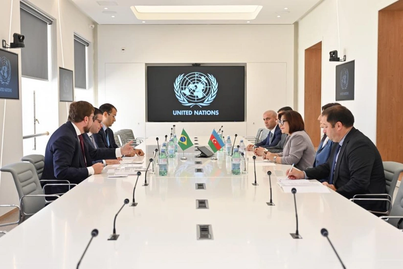 Speaker of Azerbaijan’s Milli Majlis meets President of Brazil’s Chamber of Deputies