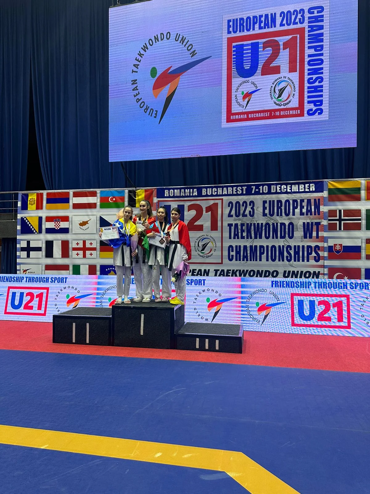 Azərbaycan taekvondoçusu Avropa çempionatında bürünc medal qazanıb