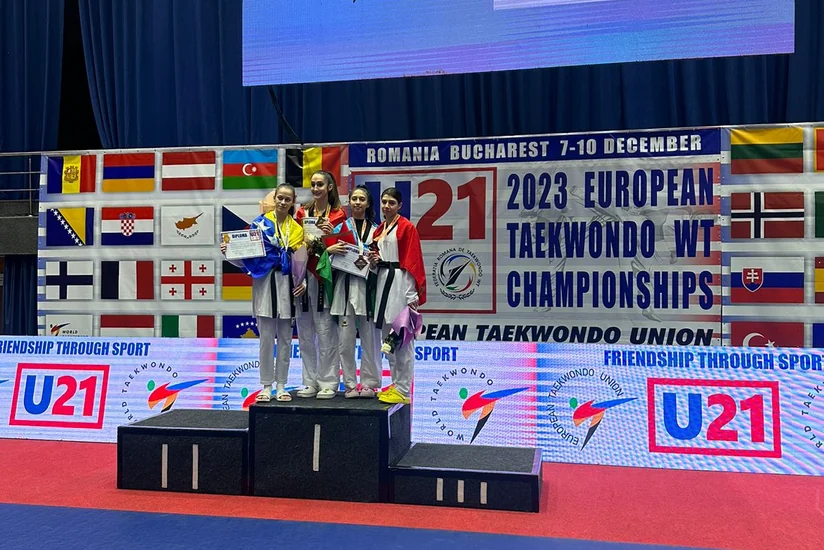 Azərbaycan taekvondoçusu Avropa çempionatında bürünc medal qazanıb