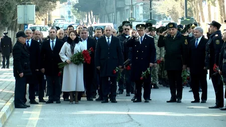 Sumqayıtda 20 Yanvar faciəsi qurbanları yad edilib