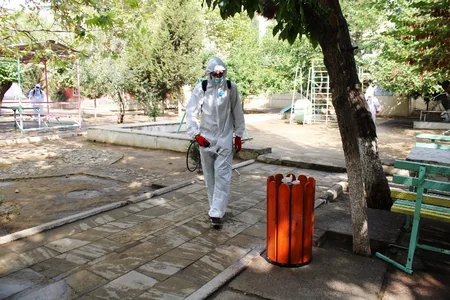 Yasamal rayonunda dezinfeksiya işləri aparılıb