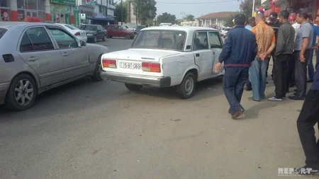 Cəlilabadda iki avtomobil toqquşub - FOTO