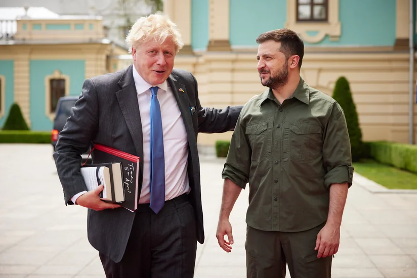 Boris Johnson visits Ukraine