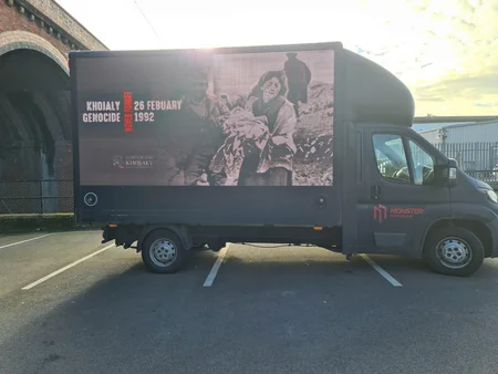 Britaniyada Xocalı faciəsi ilə bağlı aksiya təşkil edilib