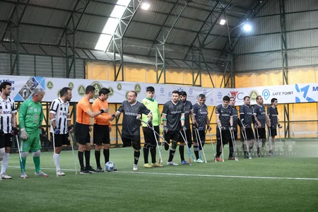 Bakı Olimpiya Stadionunda Qarabağ və Neftçi amputant futbol komandalarının oyunu keçirilib