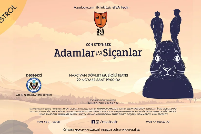 ƏSA Teatrı ilk qastrol səfərini Naxçıvana edəcək