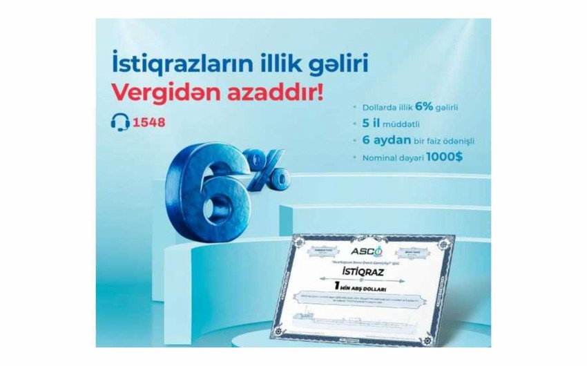 ASCO istiqrazlarının fiziki şəxslərə satışlarının həcmini açıqlayıb