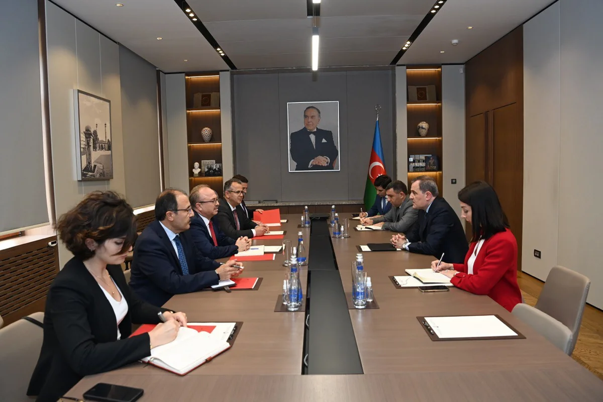 Ceyhun Bayramov Türkiyə Maarif Fondunun sədri ilə görüşüb