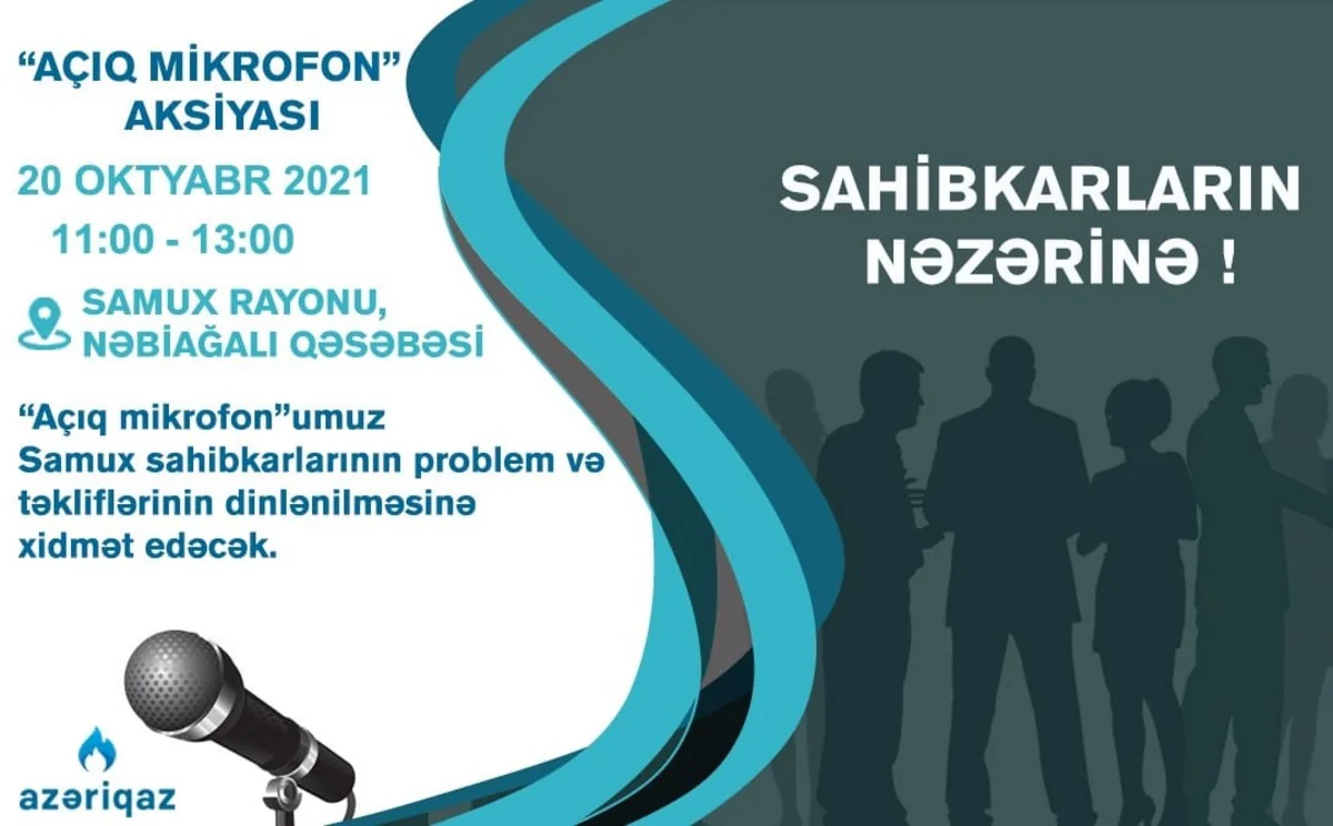 Azəriqaz Samux sahibkarlarının problemini dinləyəcək