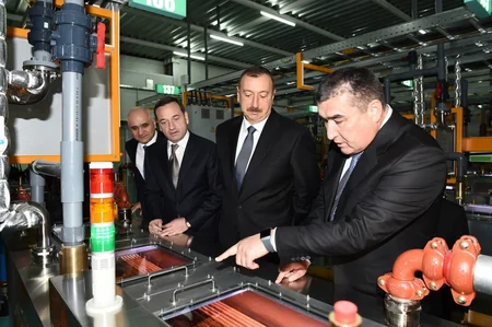 Azərbaycan Prezidenti Sumqayıt Kimya Sənaye Parkında olub