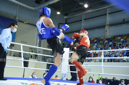 MDB Oyunları: Azərbaycan idmançısı ermənini nokauta salıb