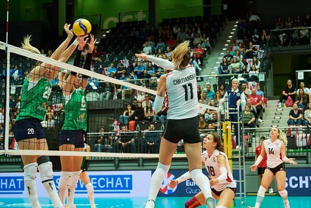 Azərbaycanın qadın voleybol millisi AVRO-2023-ə vəsiqəni qələbə ilə təmin edib