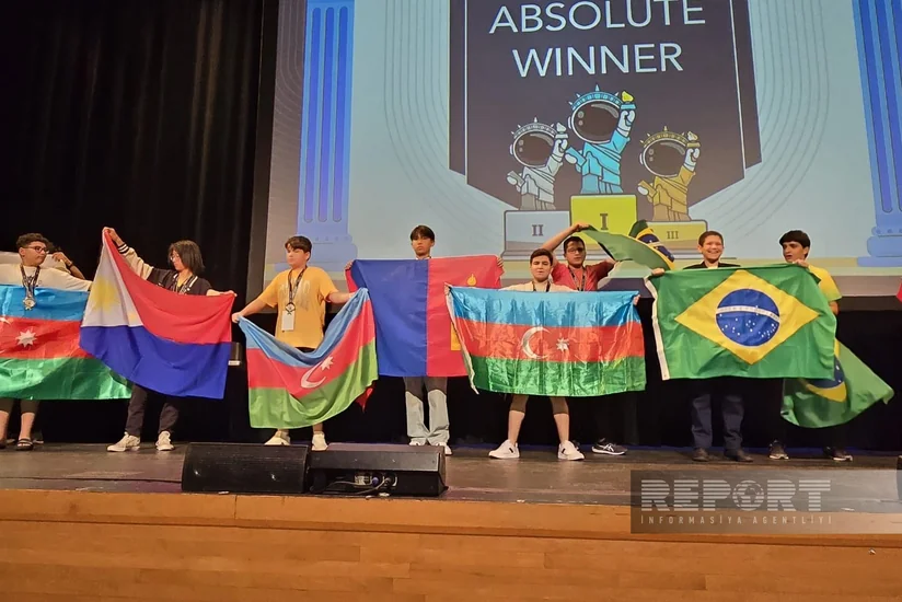 Азербайджанские школьники завоевали 35 медалей на международной олимпиаде в США