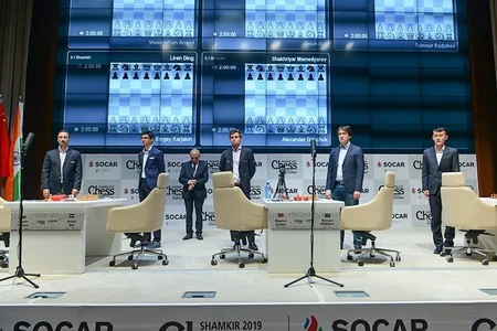 В Шамкире проходит супертурнир по шахматам “ShamkirChess” - ФОТО
