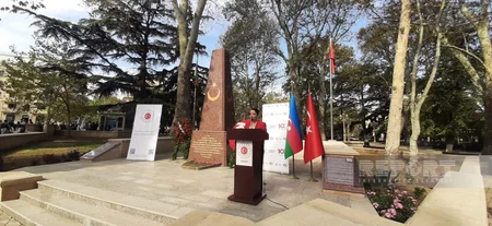 Gəncədə Türkiyə Cümhuriyyətinin yaranmasının 100-cü ildönümü münasibətilə yürüş keçirilir