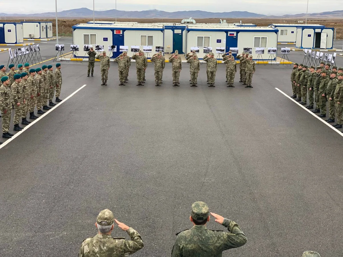 В Турецко-российском совместном мониторинговом центре в Агдаме отметили День Республики Турции