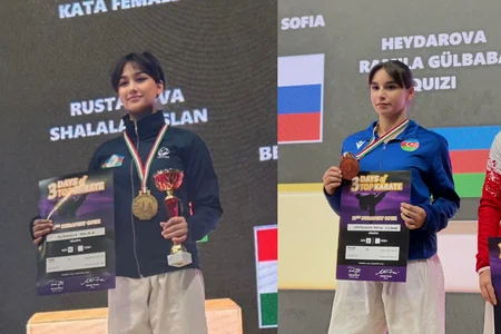 Azərbaycan karateçiləri beynəlxalq yarışda qızıl və gümüş medallar qazanıblar