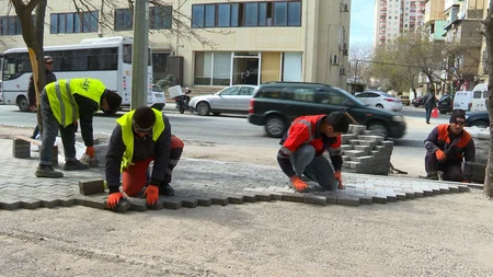 Nərimanov rayonunda problemli yolların təmirinə başlanılıb