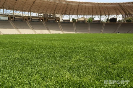 Tofiq Bəhramov adına Respublika Stadionunun ot örtüyü hazırdır - FOTO