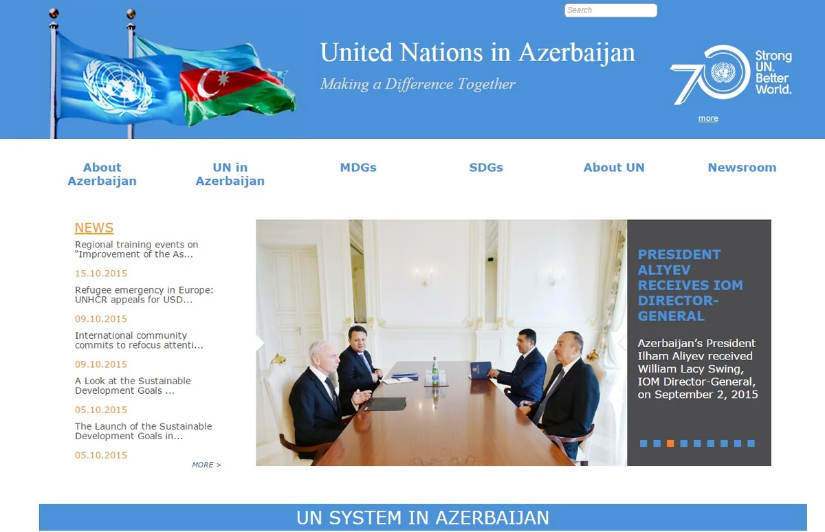 BMT-nin Azərbaycan nümayəndəliyinin veb-səhifəsi təqdim olunub