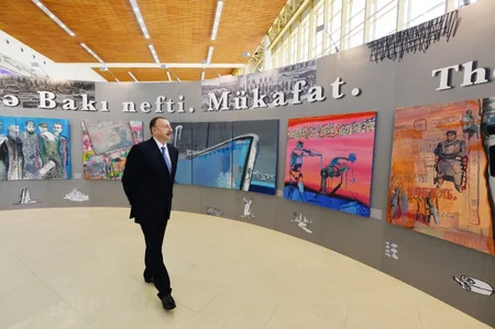 ​Prezident İlham Əliyev Bakıda XXII Beynəlxalq “Xəzər Neft və Qaz 2015” sərgisinin açılışında iştirak edib