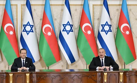 Azərbaycan və İsrail prezidentləri mətbuata bəyanatlarla çıxış ediblər - YENİLƏNİB