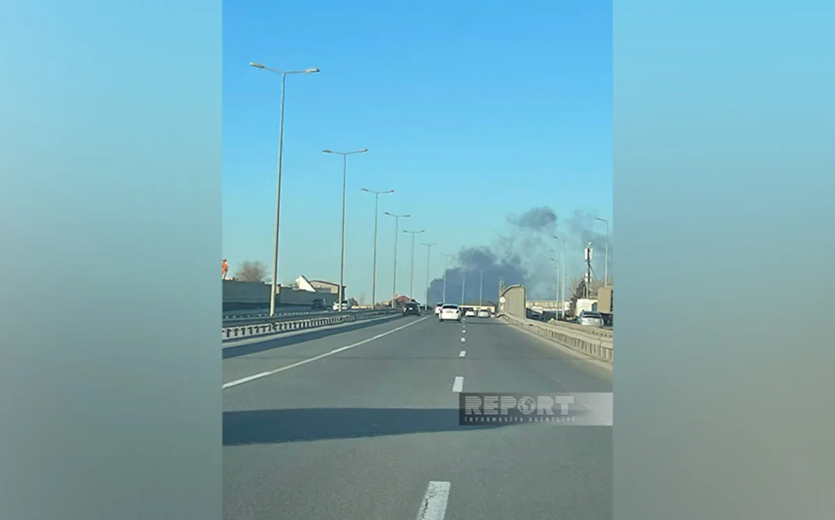 Binəqədidə açıq ərazidəki yanğın söndürülüb - YENİLƏNİB-2