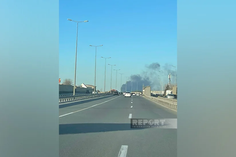 Binəqədidə açıq ərazidəki yanğın söndürülüb - YENİLƏNİB-2