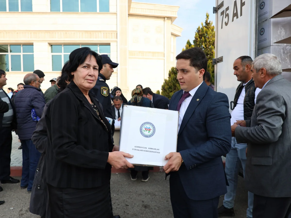 Zəfər Günü ilə əlaqədar Naxçıvanda 1 250 ailəyə sovqat göndərilib