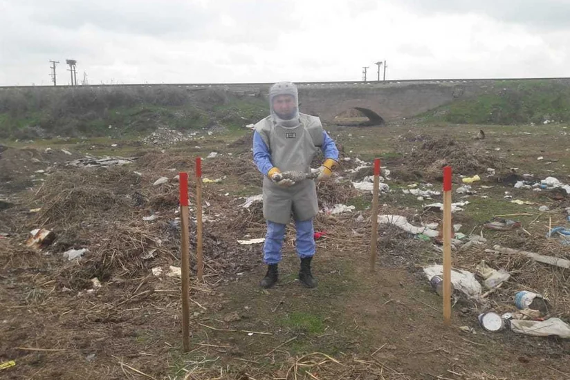 Füzulidə otlaq sahədə raket tapılıb