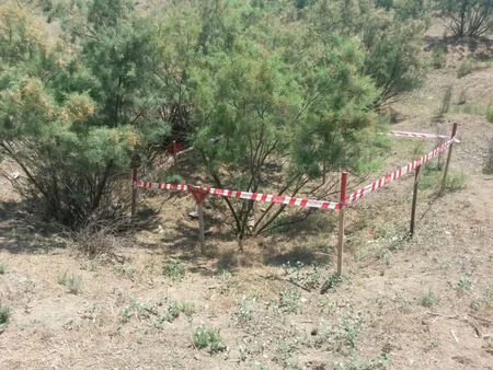 ​Ağcabədidə raket başlığı və tank mərmisi partladılıb