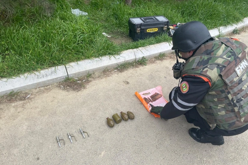 Bakıda qumbara və partladıcılar tapılıb