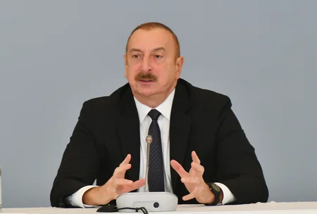 Bakıda beynəlxalq konfrans keçirilib, İlham Əliyev iştirakçıların suallarını cavablandırıb - YENİLƏNİB-5