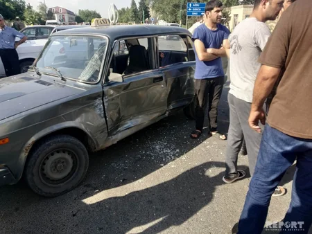 Kürdəmirdə yol qəzası baş verib - FOTO