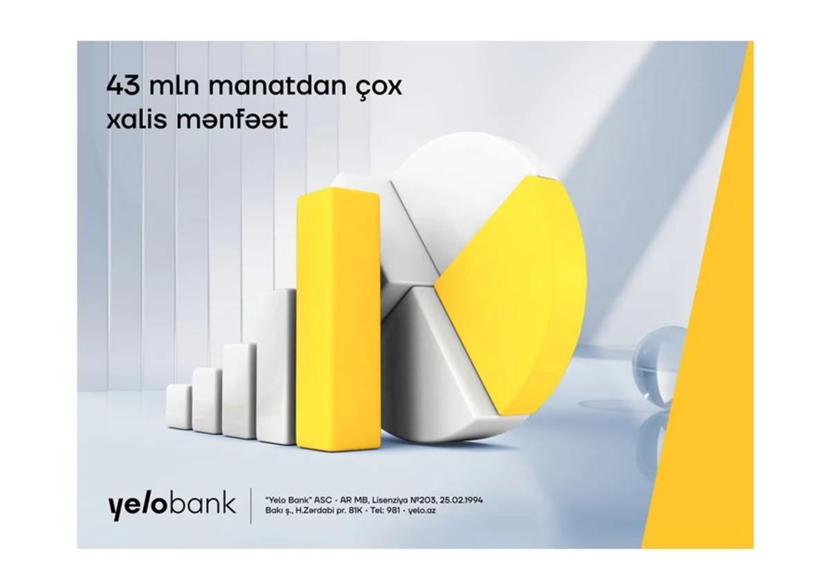 Yelo Bank ötən ili rekord maliyyə nəticələri ilə başa vurdu!
