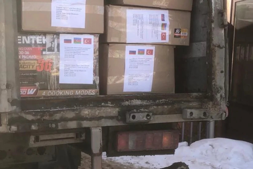 Rusiyadakı Azərbaycan diasporu Türkiyəyə maddi və humanitar yardım göndərib