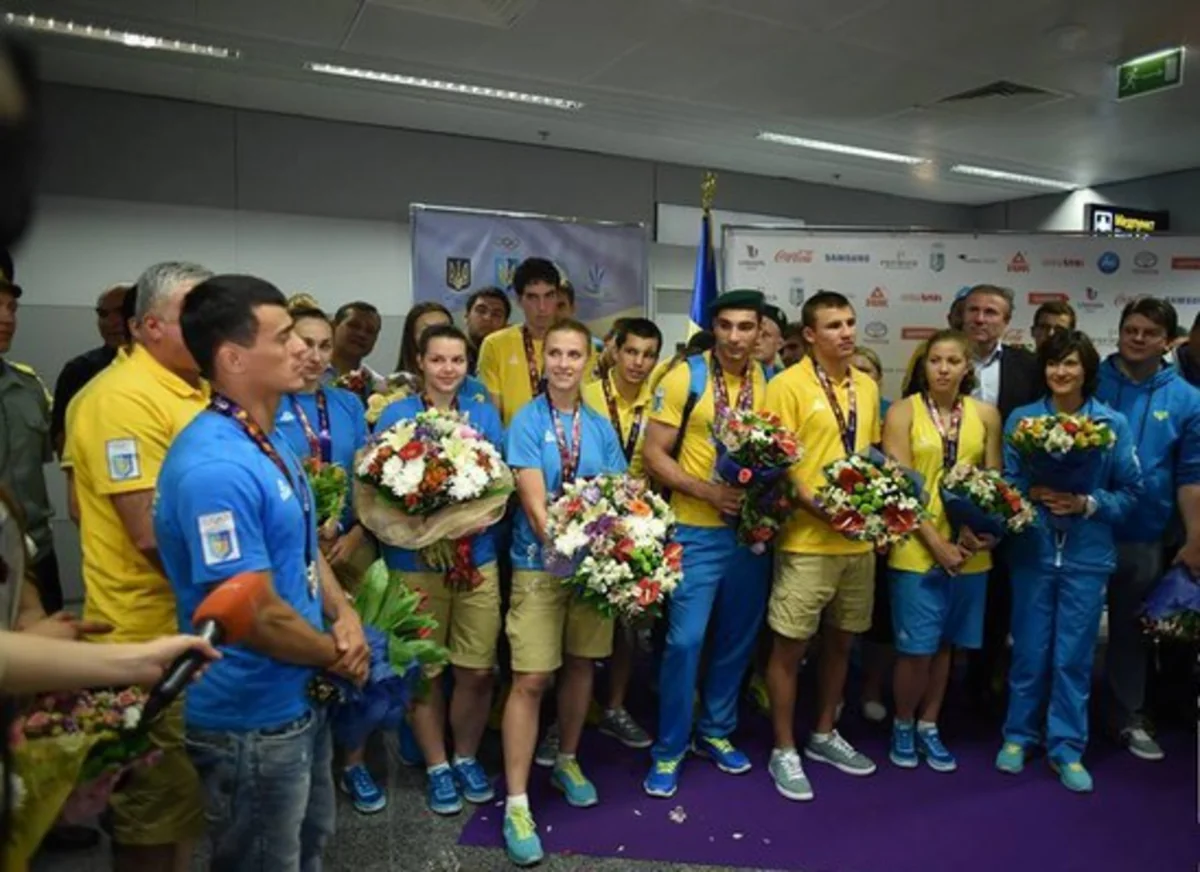 НОК Украины провел встречу с украинскими медалистами Баку-2015 и азербайджанской диаспорой