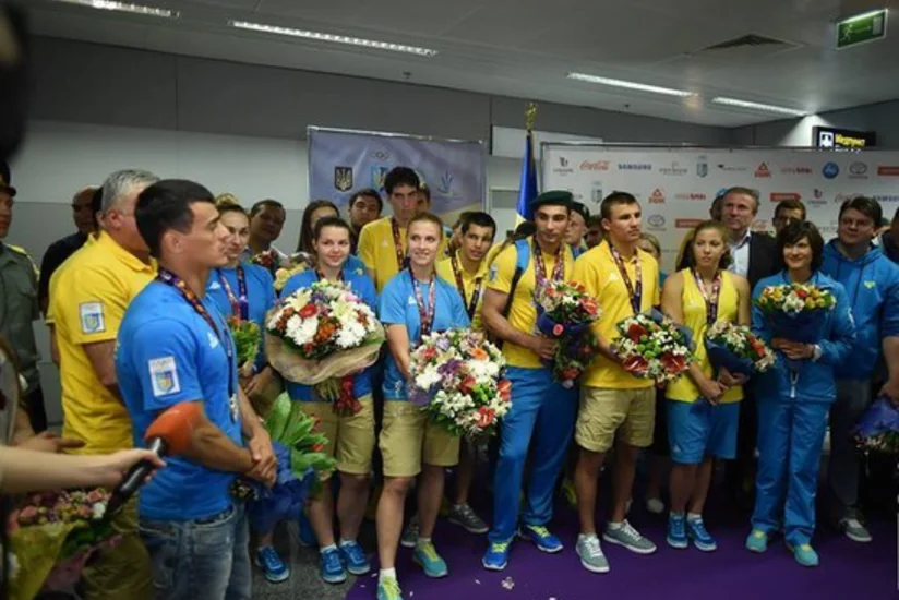 НОК Украины провел встречу с украинскими медалистами Баку-2015 и азербайджанской диаспорой